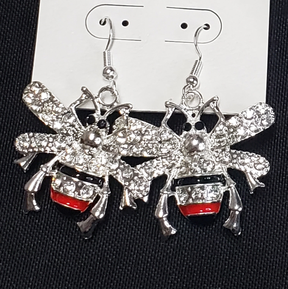 Abella Gold and Silver Crystal Floral Earrings